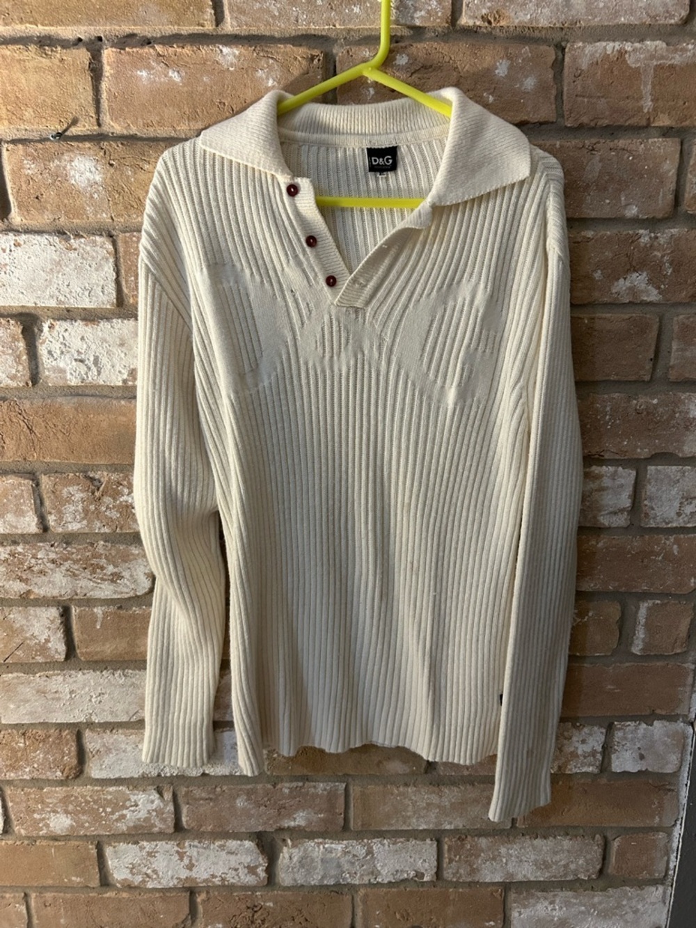 Vintage Y2K D&G Dolce & Gabbana Sweater XL. (Read Description)